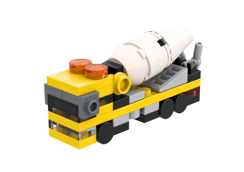 Read more about the article #2 Micro Mondays – LEGO Cement Truck MOC
