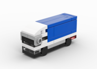 LEGO Micro 2-Axle Rigid Truck MOC