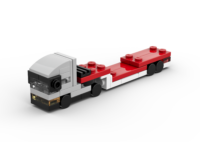 LEGO Micro Low Bed Trailer Truck MOC