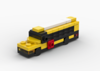 LEGO Micro American School Bus MOC