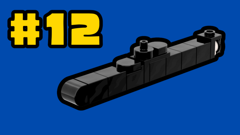 YouTube thumbnail image featuring the LEGO Micro Nuclear Submarine MOC.