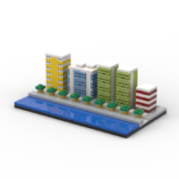 LEGO City Beach District MOC – Building Instructions