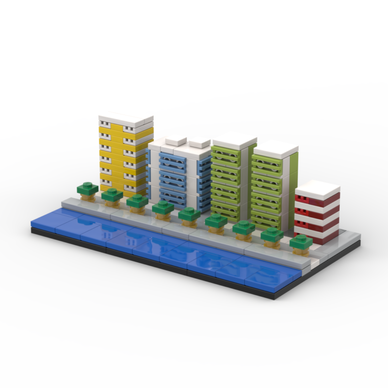 Read more about the article LEGO City Beach District MOC – Building Instructions