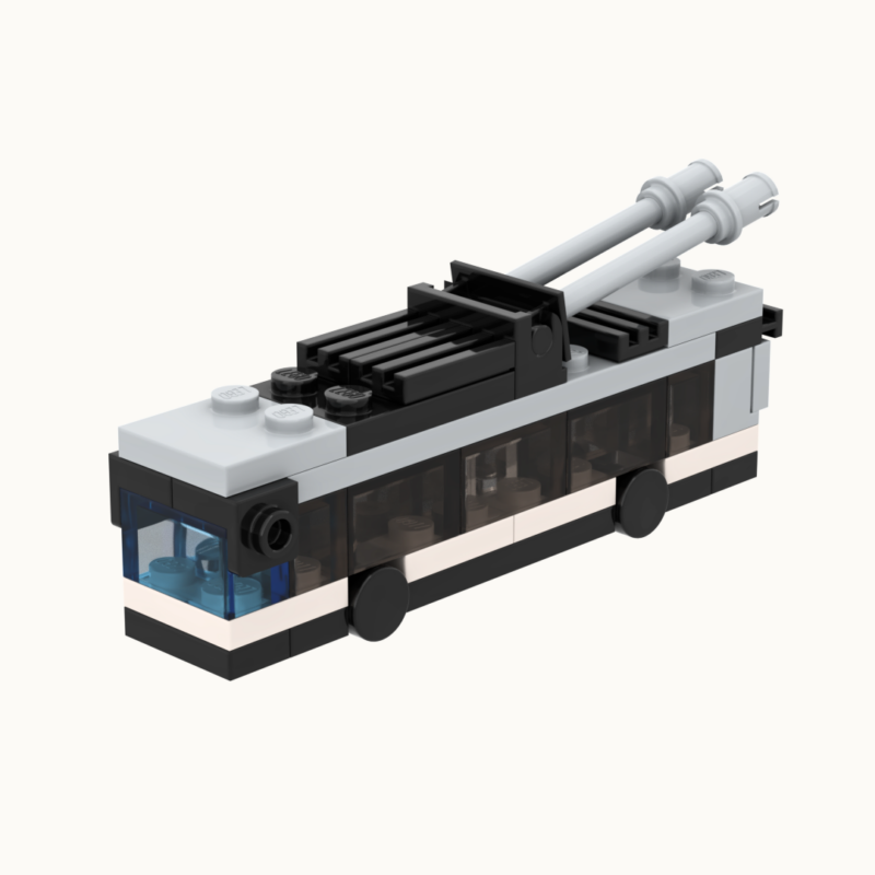 Read more about the article LEGO Micro Trolleybus MOC